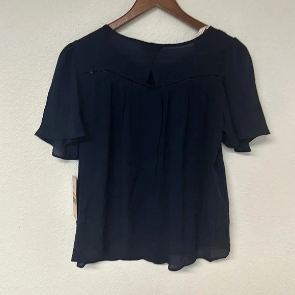 Nanette Lepore Chic Romantic Curbed
Yoke flutter sleeves Boho Flowy small NWT - Picture 11 of 12